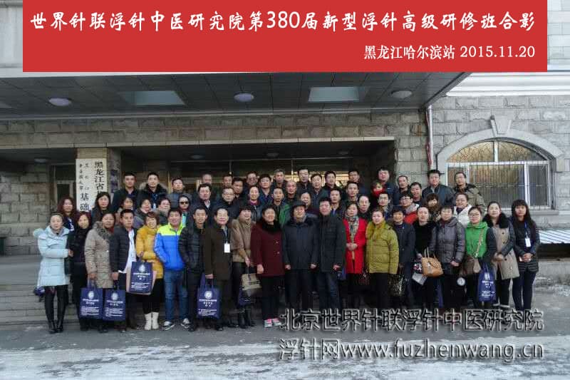 【多功能皮下套管针疗法】世界针联浮针中医研究院第380届新型浮针疗法研修班在黑龙江哈尔滨成功举办并圆满结束（2015年11月20-11月21日）哈尔滨
